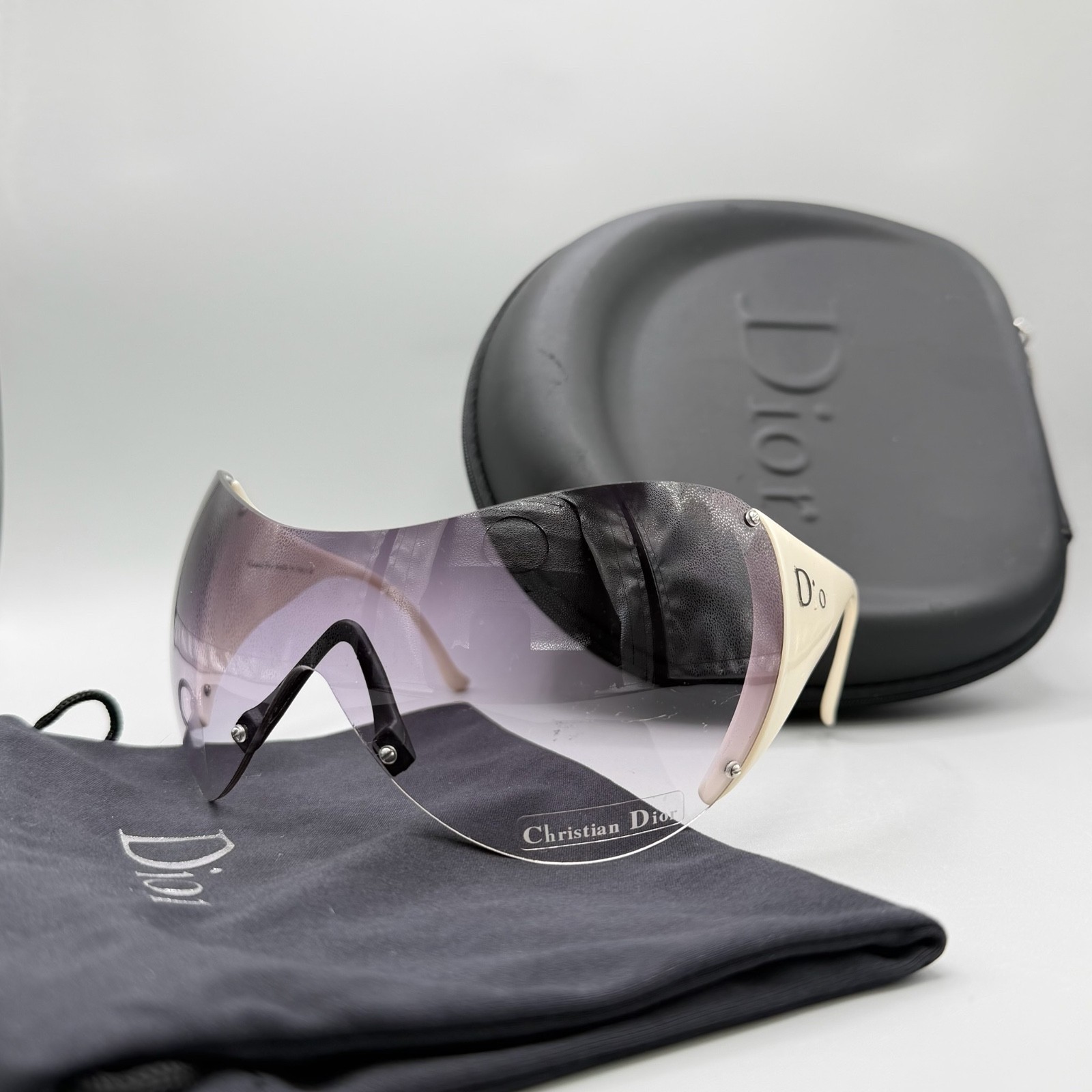 Christian Dior Ski 54014 120/01 Shield Y2K Sunglasses