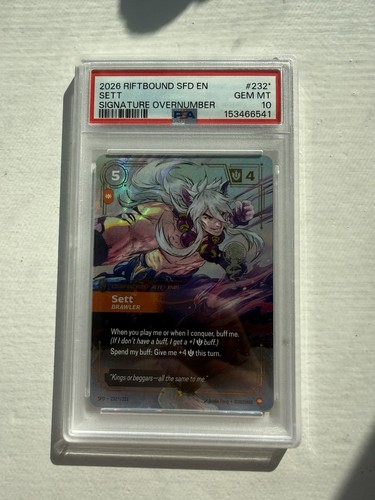 Sett, Brawler graded PSA 10 for sale on eBay