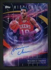 2025 MAURICE CHEEKS 35/50 AUTO TOPPS STROKE OF MIDNIGHT AUTOGRAPHS
