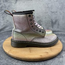 Dr Martens 1460 Glitter Y Boots Womens Size 6 Multicolor Glitter Ankle Combat