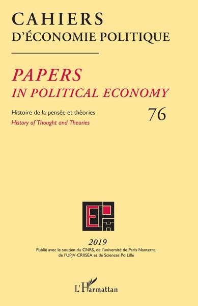 Cahiers d'économie politique 76 Histoire De La PenséE Et ThéOries Collectif Buch-image