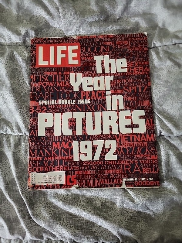 Vintage Life Magazine Double Issue,Life -December 29, 1972, The Year In Pictures