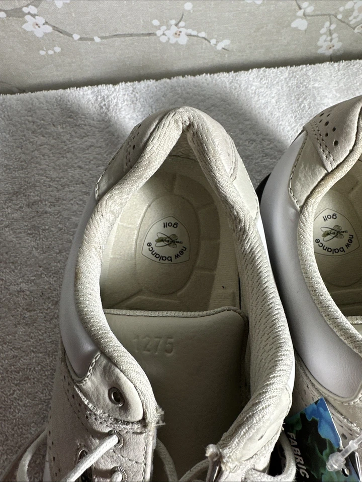 Zapato de golf New Balance talla 10,5 WG1275B blanco - nuevo Foto 2 de 4