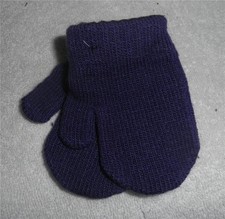 PURPLE  BABY KING  Mittens   Toddler or Baby  Knitted   NEW