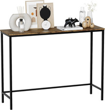 Brooklyn Tavoli Consolle, Legno, Dark Wood, No Drawer