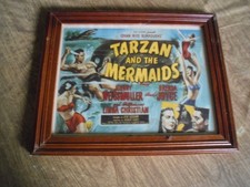 Tarzan and the Mermaids 1948 Movie Lobby Card-RKO Pictures-Johnny Weissmuller