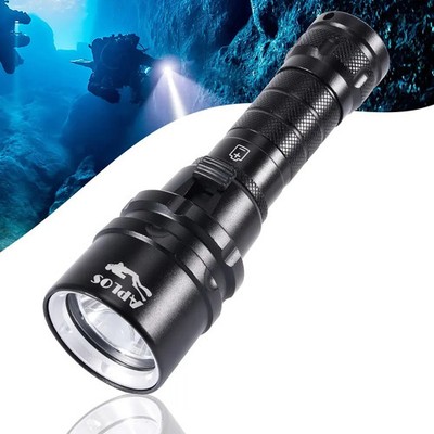 Dive Light, 2000 Lumens Scuba Diving Flashlight, IPX8 Waterproof Underwater