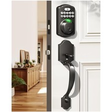 Smart Biometric Deadbolt Lock, Front Door Entry
