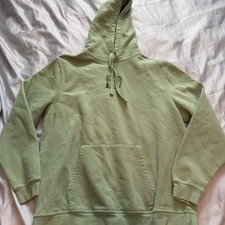 Walt Disney World Hoodie Adult Sz Large Green Castle Embroidered Pullover WDW