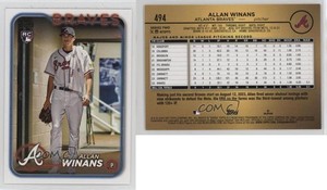 2024 Topps Series 2 Golden Mirror Image Variation Allan Winans #494 Rookie RC