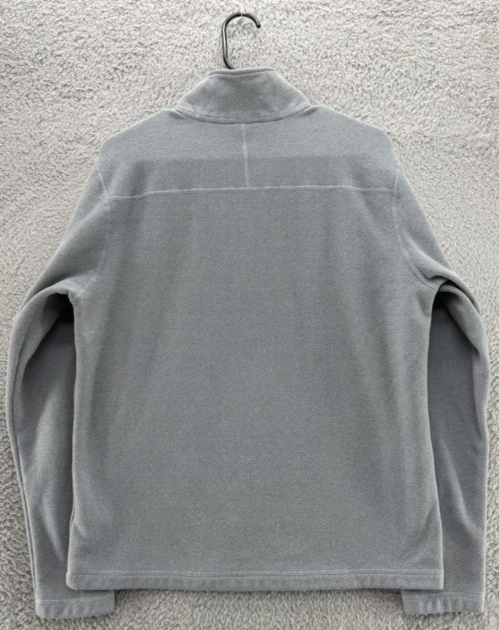 The North Face Men’s L Gray 1/4 Zip Fleece Pullover Sweater Jacket – Warm Soft - Image 3 of 4