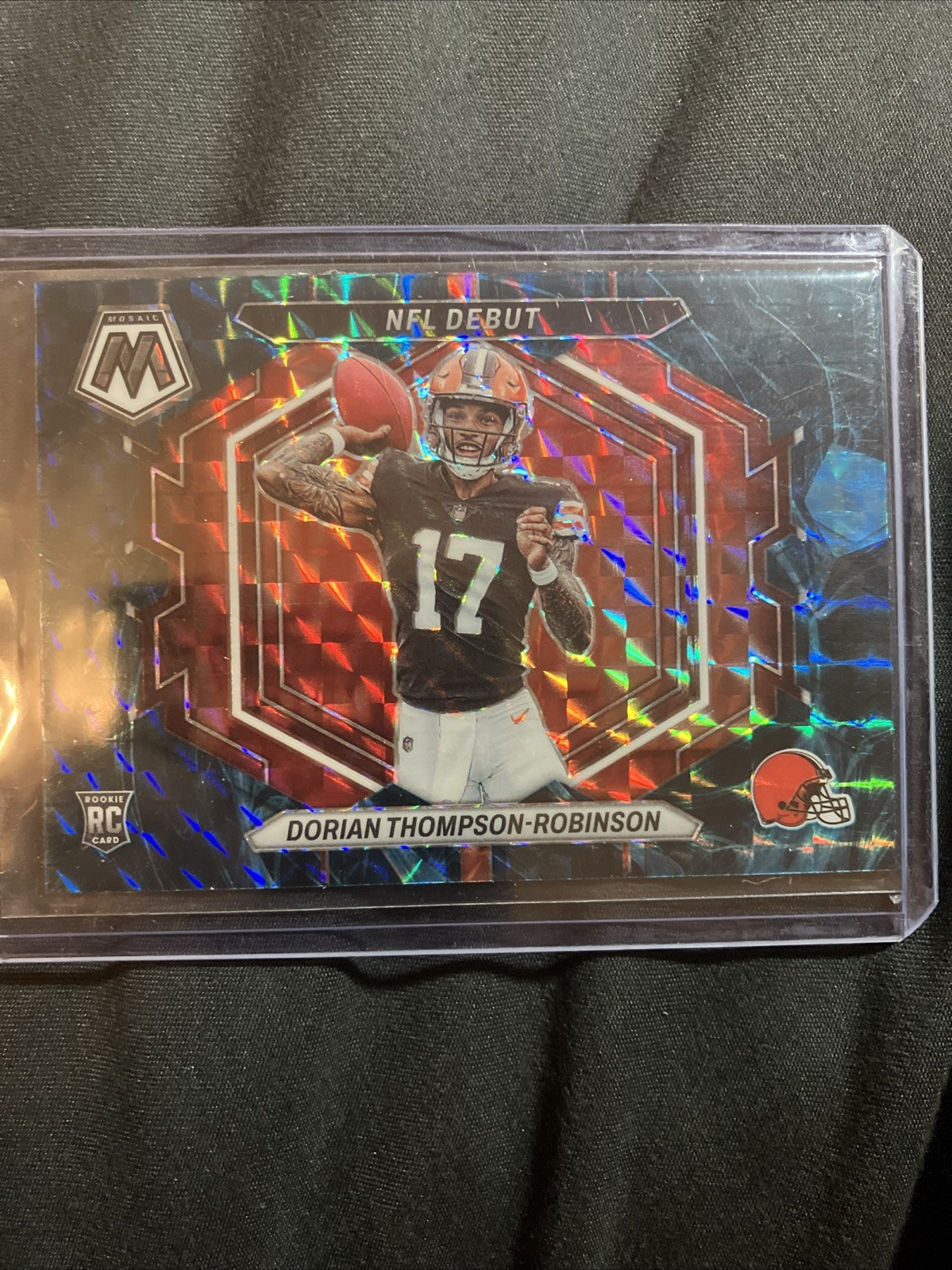 2023 Panini Mosaic - NFL Debut Dorian Thompson-Robinson ND-6 RC Genesis Case Hit