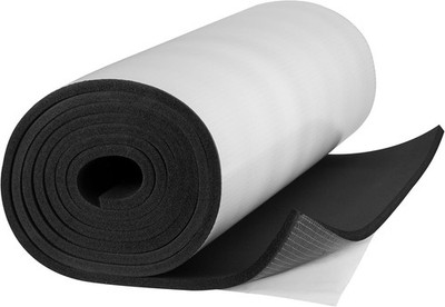 SIMPLEFLEX selbstklebend Dämmmatten Dämmung Isolierung Kautschuk (9mm 10cm x 1m)