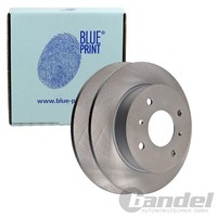 2X Blue Print Bremsscheiben Ø258Mm Hinten Passend FÜR Nissan Almera Primera