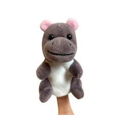 Hippopotamus 3.5 Inch Finger Puppets Stuffed Animal Plush Toys Kids Dolls Gift
