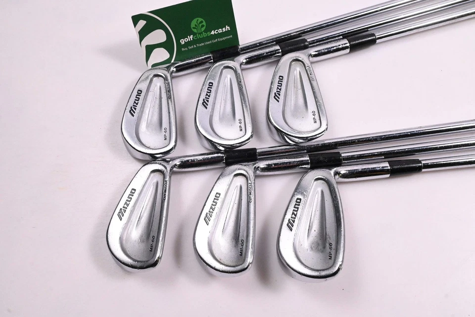 Mizuno MP-60 Irons / 3-9i / Stiff Flex Dynamic Gold S300 Shafts / No #8 Iron - Image 2 of 4