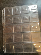 10 Coin Collection Storage SLEEVES Twenty Pocket 2x2"