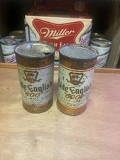 Old English 600 800 Flat Top Beer Can Lot  11 Ounce Can Lot of 2 Spokane Wa