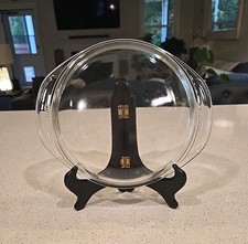 PYREX 684-C Clear Glass Lid for 2Qt Casserole Round Dome W Handles 