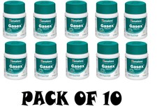 Himalaya Gasex Tablets Ayurvedic Herbal Wellness 100 Tabs Pack of 10