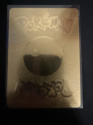 Indeedee V Gold Foil Pokemon Card Fan Art Display Card HP180 | eBay