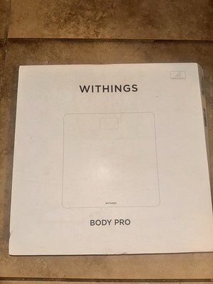 Withings Body Pro Smart Wi-Fi Scale White WBS09  *Brand