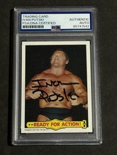 IVAN PUTSKI 1985 TOPPS WWF WRESTLING SIGNED AUTOGRAPHED CARD PSA/DNA CERTIFIED
