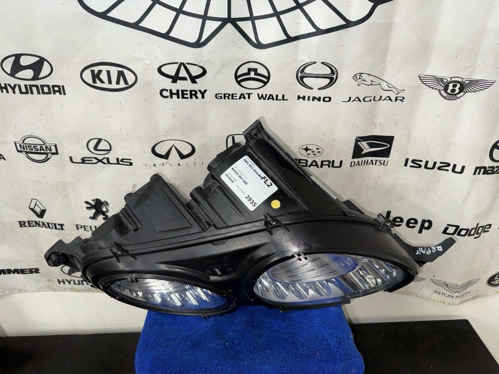 OEM Bentley Continental GT Xenon Headlight 12 13 14 2015 Complete