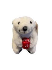 Coca-Cola Polar Bear Plush Collection Bear with Ball and with Tags