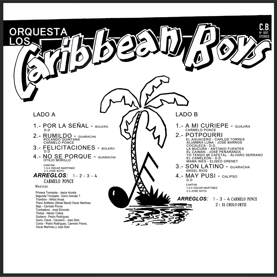 Orquesta Los Caribbean Boys – Los Caribbean Boys - Image 2 of 4
