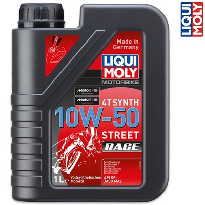 LIQUI MOLY 1502 Motorbike 4T 10W-50 StreetRace vollsynthetisches Motorenöl 1L
