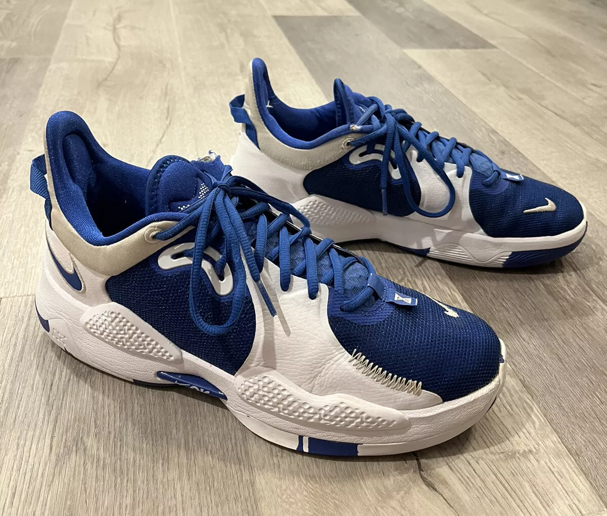 Nike Paul George PG 5 TB Royal Blue White Basketball Shoes Sneakers - Size  10.5 | eBay