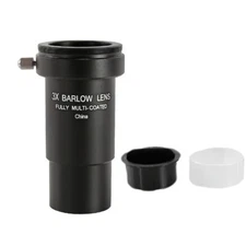 3X Barlow Lens 1.25 Inch Metal Fully Multi-Coated Telescope Extender Lens A+