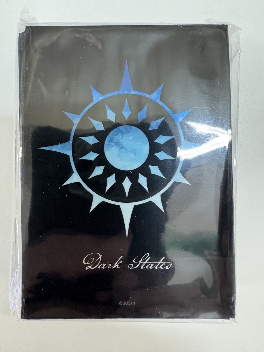 CARDFIGHT VANGUARD DIVINEZ DARK STATES NATION LOGO BLACK SLEEVES