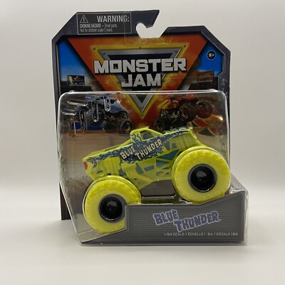 Monster Jam Blue Thunder Series 34 Over-Charged Edition Monstertruck Maßstab 1:64