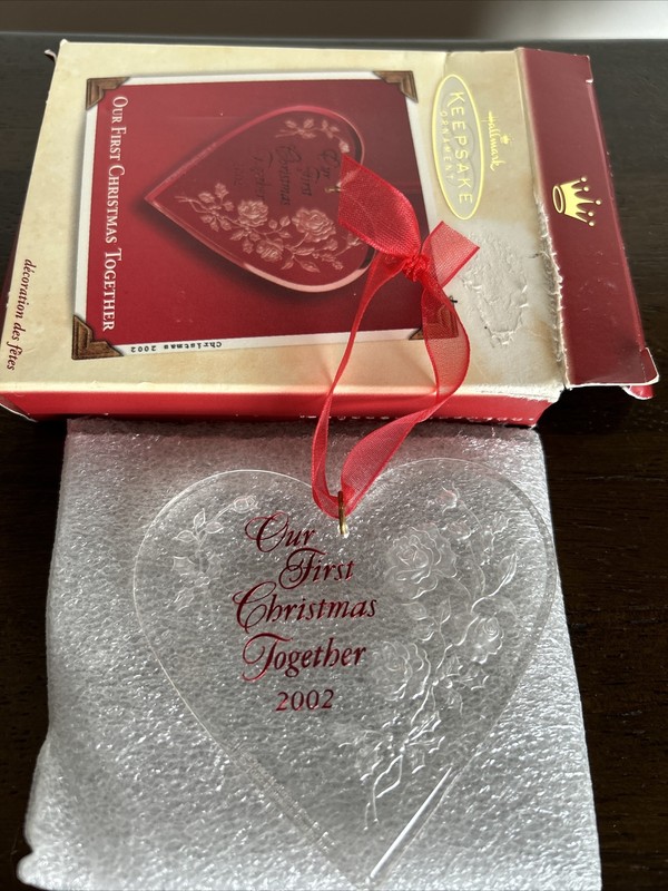 Hallmark Ornament, Our First Christmas Together 2002 Vintage