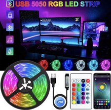 LED Strip Light USB Bluetooth RGB 5V LED RGB Lights Flexible 65FT/20M