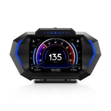 Head Up Display OBD2+GPS HUD Dual System Car Digital Speedometer Water Oil Gauge