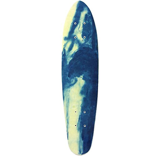 MPI NOS Fiberglass Skateboard Deck, Blue Marble, 6.63" x 26.75