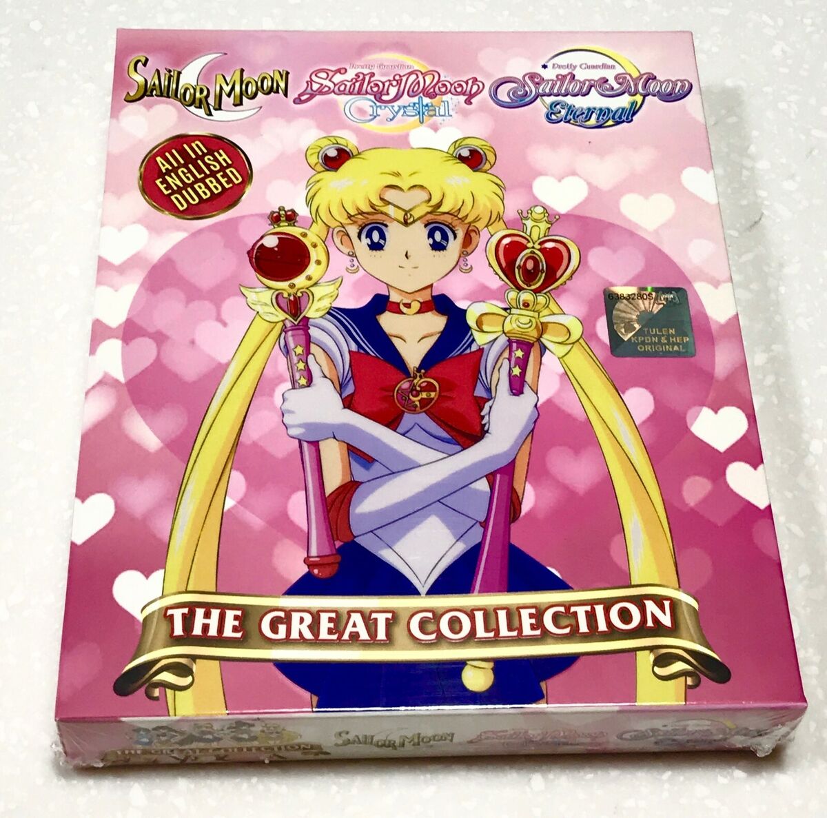 Sailor Moon (Season 1 - 5 + Crystal + 3 Movie + Eternal 1&2) ~ English  Version ~