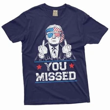 Men's You Missed Shirt Donald Trump Tee Shirt DJT Shirt Trump 2024 Election Tee