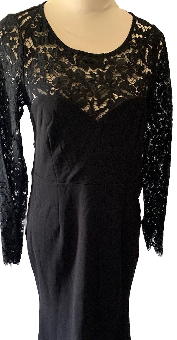 Lulus Black Evening/formal Dress NWT Large | eBay
