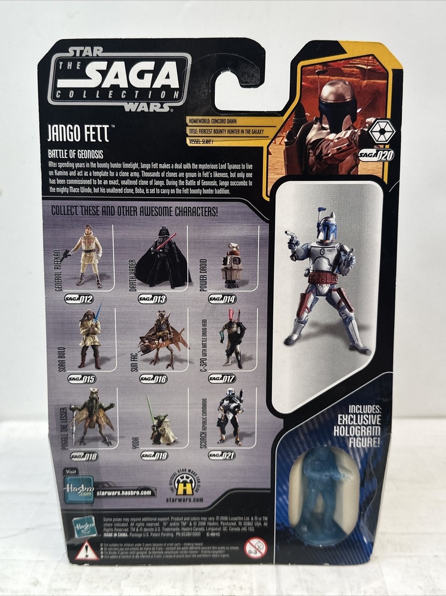 Hasbro Star Wars The Saga Collection Jango Fett # 020 action