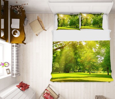 3D Warmer Park C473 Bett Kissenbezüge Decke Bettdecke Abdeckung Set Vera 23