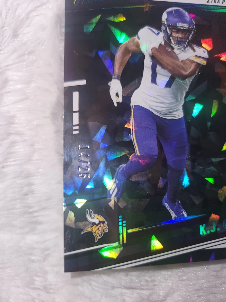 2022 Prestige K.J Osborn Cracked Ice Foil Xtra Points /25 - Image 3 of 4
