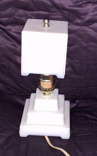 ART DECO SCOTTIE HUND KLEINER NACHTSTÄNDER LAMPE BOUDOIR SCHLAFZIMMER MITTE DES JAHRHUNDERTS - Bild 4 von 8