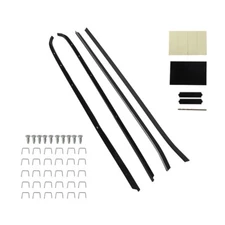 LABLT Moldings Window Sweep Weatherstrips For 1970-1981 Firebird Camaro Chrome