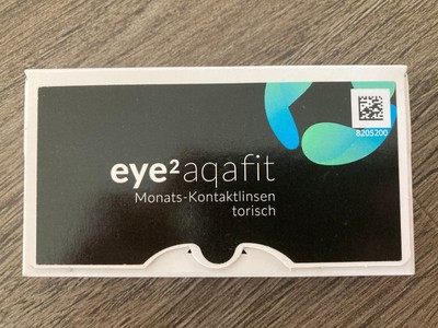 Kontaktlinsen Eye 2 Aquafit torisch SPH-5.50 DIA14.5 BC8.6 CYL-1.25 AX110