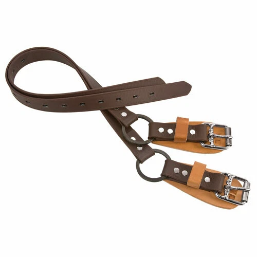WEAVER LEATHER LOWER FOOT STRAPS W/ METAL RING 08-98050-26 - ARBORIST CLIMBING