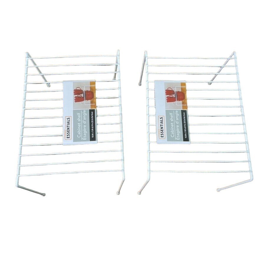 Vert Risers Racks Wire Riser Cabinet Shelf Rack Organizer Holder Space Saver Set 2 mq | eBay